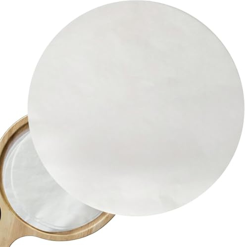 100 Pcs Cake Tin Liners - 6 Inch Round Baking Paper - Baking Parchment Circles - Suitable for Cake tins, air Fryer, springform pan and Tortilla Press