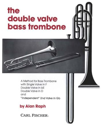 Double valve bass trombone method trombone