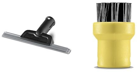 Kärcher Boquilla para limpieza de cristales (2.863-025.0) + Kit de cepillos redondos (4 un.) (2.863-264.0)