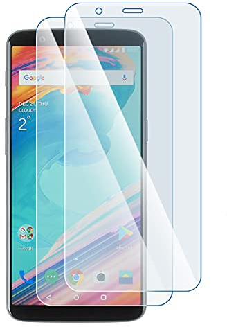 KARYLAX Displayschutz aus flexiblem Glas, 9-Stunden-Haltbarkeit, kratzfest, Schutzfolie für OnePlus 5T Smartphone (2er-Pack)