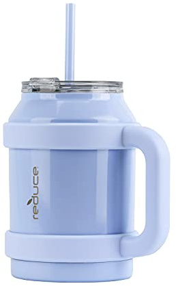 Reduce 50 oz Mug Tumbler, Stainless Steel with Handle – Keeps Drinks Cold up to 36 Hours – Sweat Proof, Dishwasher Safe, BPA Free – Glacier, Opaque Gloss