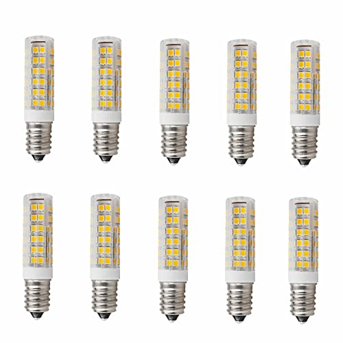 Jiotouhu E14 Led Birne Warmweiß, 7W 3000K E14 Glühbirne Ersatz für 70W Halogenlampen, 700Lm, AC 220-240V, Nicht Dimmbar Kein Flackern Led Energiesparlampe, für Küche, Wohnzimmer (10 Stück)