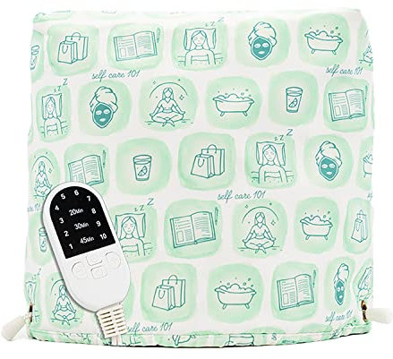 Orchard Howse Heat Cap for Deep Conditioning | 10 Heat Settings | Hair Steamer for Afro Hair | Portable & Stylish | Promotes Hair Growth| Suitable for All Hair| Self Care