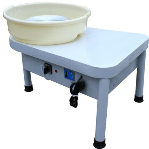 Shiyinge 250W 25Cm Profi Elektrische TöPferscheibe Keramikscheibe 350U/Min TöPferei Keramikdrahtziehmaschine Pottery Wheel für Anfänger Aber auch für Profis Hochwertiger Edelstahl und Kunststoff