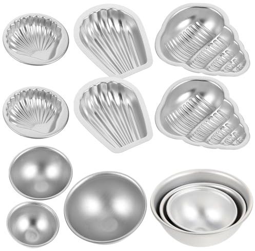 STOBOK 12stücke Aluminiumlegierung Badesalzkugelform Diy Seifenform Badekugel Form Für Handwerk Und Herstellung