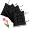 Umllpet 4 Stück Stuhlkissen,40x40cm Sitzkissen Sitzpolster Stuhl Sitzkissen Esszimmerstuhl Sitzauflage Stuhl für Indoor Outdoor Bürostuhl Sitzpolster (Schwarz)