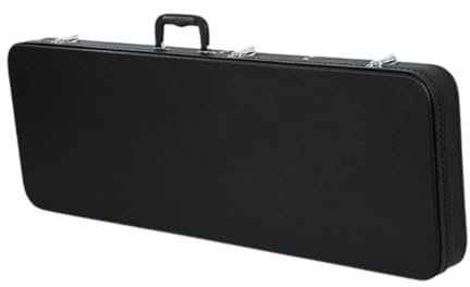 Generic Hartschalen Gitarrenkoffer Aus PU, E Bass Gitarrentasche für Zubehör