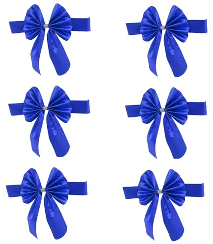 Gramigg Cinta elástica de satén decorativa para respaldo de silla, se ajusta fácilmente a lazos de cinta deslizante para el hogar elegante