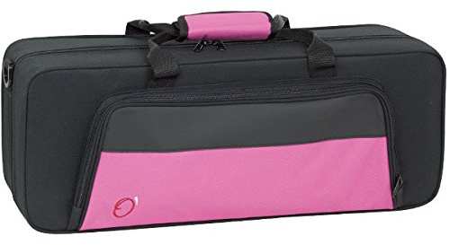 Ortola 8450 FSH - Estuche trompeta, color negro y fucsia