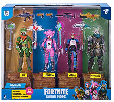 Fortnite Squad Mode 4-pack figurpaket
