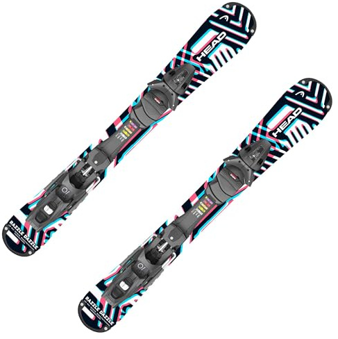 HEAD RazzleDazzle with SP 10 GW Bindings Snowblades, Color: Black/ White, Size: 94 (316994-94)