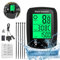 Bike Speedometer Wired Bike Computer Cycle Computer General Cycling Computers 19 Functions IP54 Waterproof with LCD Backlight Display Touch Screen Suitable for Cycling (Black)