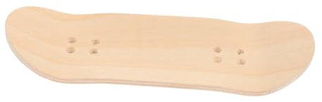FUNNETOYU Fingerboard Deck Ahornholz 34mm Natürlich Holzoberfläche Selbstgemacht Ersatzteil Für Teenager Skateboard Trick Finger Skateboard Zubehör