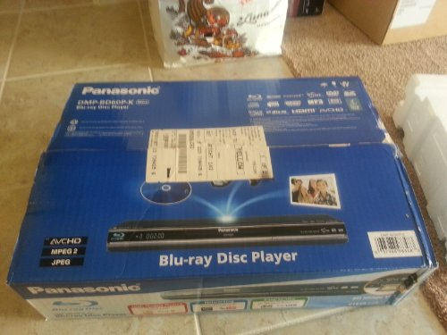 Panasonic DMP-BD60 - Blu-Ray players (1.3a, BD-ROM, CD, CD-R, DVD-R, DVD-R DL, DVD-RAM, DVD-ROM, DVD-RW, MP3, 148.5MHz/12-bit, 192kHz/24-bit, BD-Live, AVCHD, DVD-VR, DivX, DVD-Video, MPEG2, BD-MV (BD-R v.2/3))