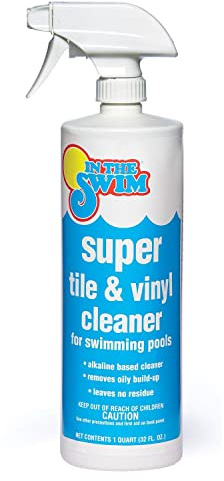 In The Swim Super Pool Tile and Vinyl Cleaner - Oil and Grime Remover - Alkaline Based - 1 Quart