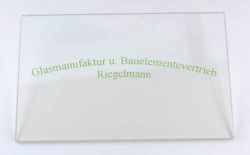 Kaminglas ROBAX® Markenglas 26 x 28 cm 0,5 cm