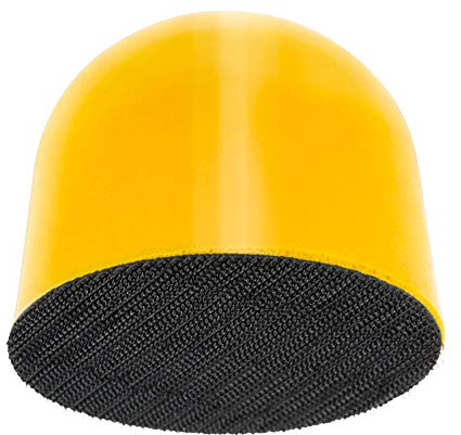 TCP Global 3 Palm Grip Foam Hand Sanding Block Pad for Hook & Loop and 3 DA Sanding Discs - Polishing Pad Holder - Buff Polish Car Wet-Sand Dust Nibs, Automotive Paint, Car Detailing