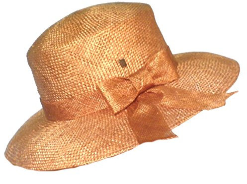 Seeberger Damenhut Ramiefaser Braunbeige SonnenhutAnlasshut