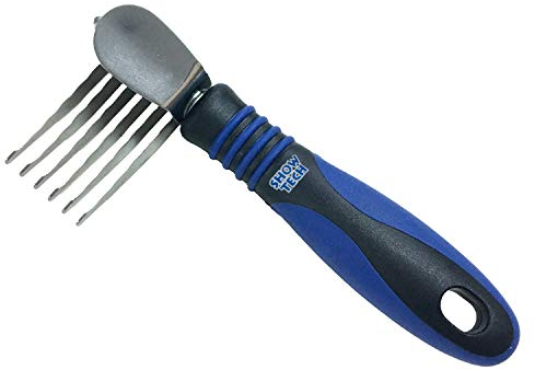 Show Tech Entfilzer mit 6 Klingen, ca. 3 cm lang, Rostfreier Stahl, für Erwachsene und Kinder, Unisex, alle Altersgruppen, Blau