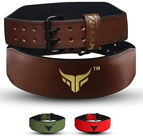 Mytra Fusion Gym Belt 4 Zoll Gewichthebergürtel Ideal für Workout, Powerlifting, Rückenstütze Frauen Bodybuilding Gürtel