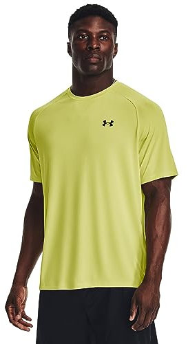 Under Armour UA Tech herrbyxor, (743) Lime gul/svart, S