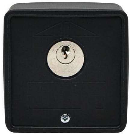 Dieffematic Selettore a Chiave Esterno Doppio Contatto - Compatibile Prastel SPE2 VDS per Tapparelle Automatiche, Materiale ABS