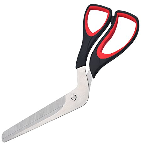 Pizza Scissors Food Grade Stainless Steel Pizza Cutter Stainless Steel Pizza Spatula Slicer Multi Function Kitchen Gadget for Kitchen Pizza Steak Barbecue Muffins