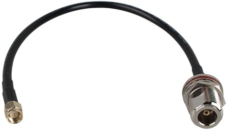 Futheda SMA N-kontakt, adapterkabel, WiFi-antenner, förlängningskabel, RG58, koaxialkabel 30 cm, kompatibel med 4G LTE-router, mobilgrind, RTL-SDR, USB
