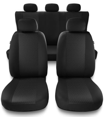 Mossa Sitzbezüge Auto passend für FIAT Panda II III Hatchback 2003-. PF-G