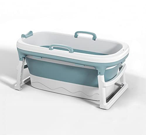 Bañera plegable portátil para adultos, para el hogar, sauna, barril de vapor de plástico grueso con diseño plegable para un fácil almacenamiento