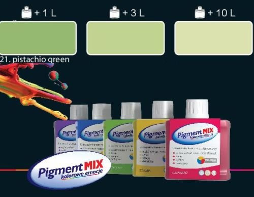 WALL PAINT COLOURANT PIGMENT PAINT COLOUR INTERIOR & EXTERIOR DYE (Pistachio Green)