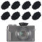 SUNMON Lot de 8 bonnettes anti-vent en fourrure pour appareil photo reflex numérique