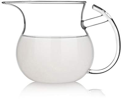 Lattiera Set di brocca Crema di 3 caffè a Forma di Campana con Latte Creamer brocca brocca con Impugnatura Crema Bianca brocca Crema Multifunzionale Bricco da Latte