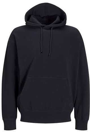 JACK&JONES JJECHARGE Sweat Hood NOOS, svart, S
