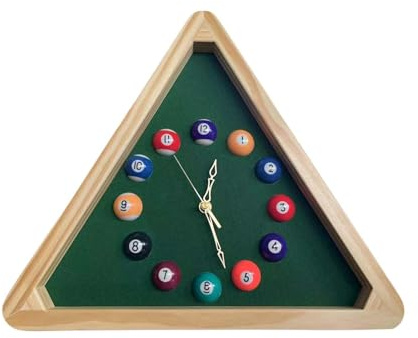 predolo Wanduhr mit Billard Thema, Kunst, Nicht Tickende Qualität, für Bar, Schlafzimmer, Bauernhaus
