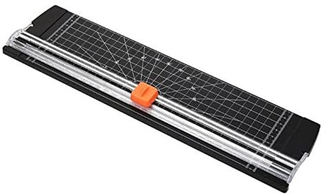 GMJTSRWV Papierschneider Tragbare A4 Papierschneider Papier Trimmer Schneidemaschine Kunst Trimmer Handwerk Foto Scrapbook Cutter DIY. Home Briefpapiermesser Worklion papierschneider(Black)