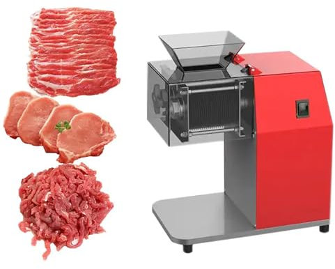 LBMED Electric Double Sided Steak Tenderizer, Multifunctional Commercial Automatic Meat Grinder with Stainless Steel Knife Shaft and Widen Feed Opening, Beat Evenly, for Beef Turkey Chicken Pork