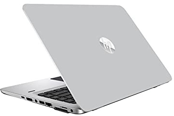 AlphaWraps Skin for HP EliteBook 840 G3 Laptop | Plain Silver | Protective and Durable Vinyl Decal wrap Cover | Made in The UK