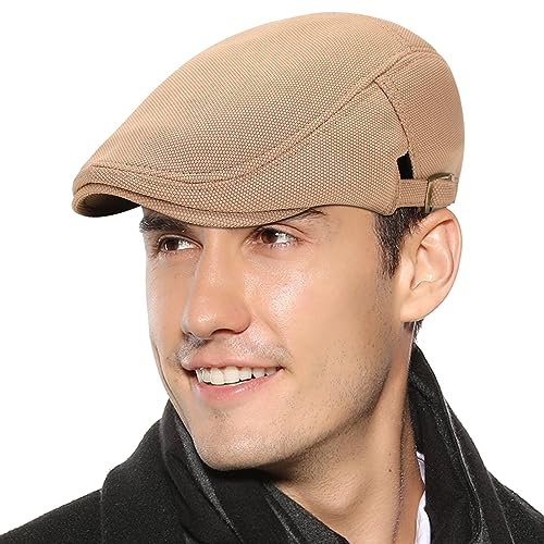 AIEOE Herren Schirmmütze Schiebermütze Flatcap Mütze Herbst Winter Gatsby Newsboy Cap