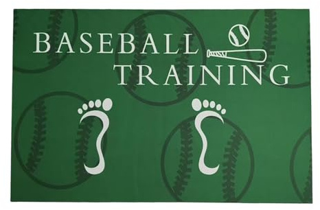 Bärbar batting Cage Mat, Bärbar Batting Cage Mat Softbollsträning Slagmatta