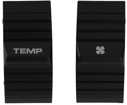 eMagTech 1 Par de Botones de Control de Temperatura del Coche 99765310111 Compatible con Porsche 997.1 Carrera 911 2005-2008