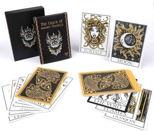 Juego de cartas La baraja de las muchas cosas | Compatible con Dungeons & Dragons (D&D) Quinta Edición | Para Jefes de Juego y Personajes Jugadores | Accesorios para la 5ª Edición | D&D D&D Dados