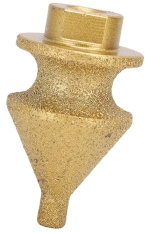 ZASCHMOY Punta da Trapano per Smusso a Gradini - Alesatore Conico Conico Multistrato Brasato a Smeriglio da 10-38 Mm per Metallo, Legno, Cemento, Piastrelle, Marmo e Pietra Composita - Design