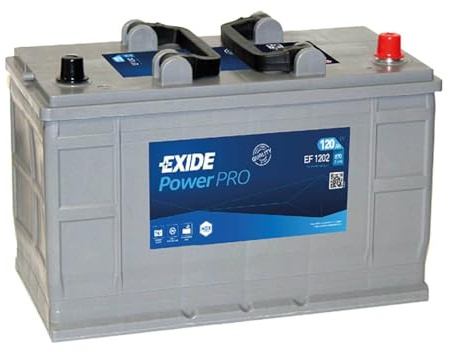 EXIDE EF1202 PowerPRO Autobatterie/Starterbatterie 120Ah 12V 870A B1 Kompatibel mit IVECO Daily VI Kastenwagen DAILY IV Kasten/Kombi DAILY VI Pritsche/Fahrgestell Daily IV Pritsche/Fahrgestell