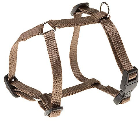 Ferplast Pettorina Cane Taglia Piccola CHAMPION XS, Pettorina Gatto Regolabile in 3 Punti, Facile da Indossare, Torace 25-38 cm. Marrone