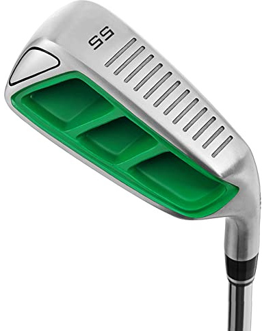 MAZEL Golf Pitching & Chipper Wedge, 35, 45, 55, 60 grados, diestro, verde o plateado, mejora el juego corto, para golfistas adultos, varios niveles de habilidad