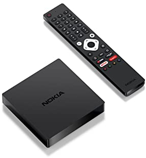 Nokia Streaming Box 8000, Android TV (Chromecast, HDMI, Netflix, Prime Video, Disney+)