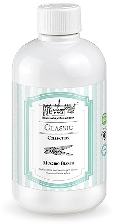 IL BUCATO DI ADELE il bucato che profuma di casa | Profumatore Bucato Lavatrice, Fragranza Muschio Bianco, Formato 500 ml