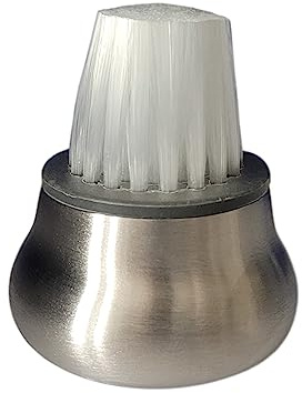 Provance Pilzbürste aus edlem Edelstahl: Die ideale Reinigungsbürste für Champignons & Co. – Sanfte Borsten erhalten das volle Aroma, hygienisch & leicht zu reinigen.