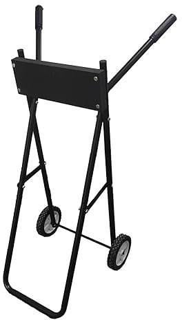Cachpib Außenbordmotor Motorwagen 85 KG Kapazität klappbar Außenbordmotor Trolley Boot Motor Transportwagen Außenbordmotor Motorträger schwarz